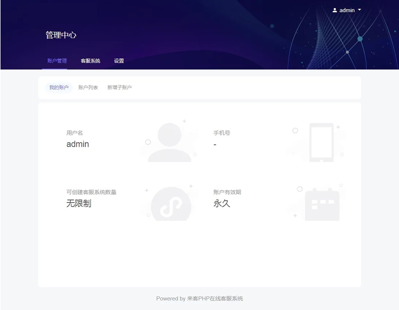 PHP来客在线客服系统源码 带安装教程插图(1)